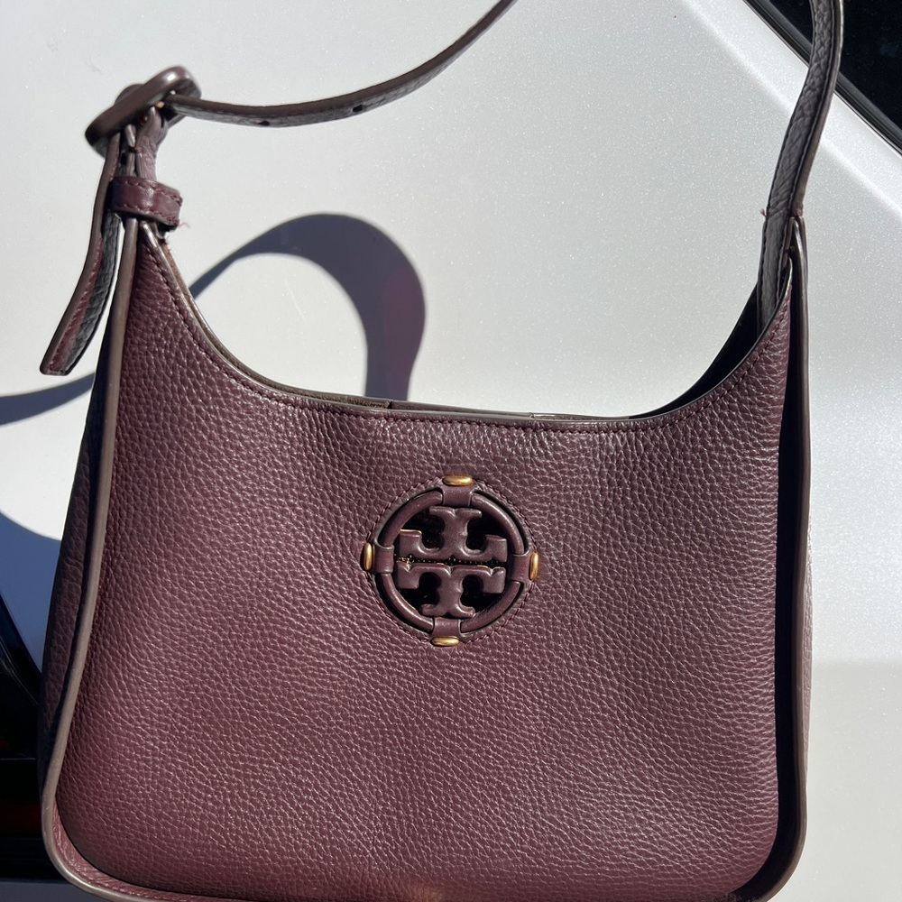 Tory Burch Miller Hobo - Deep Burgundy